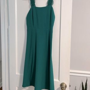 Sezane midi dress, green